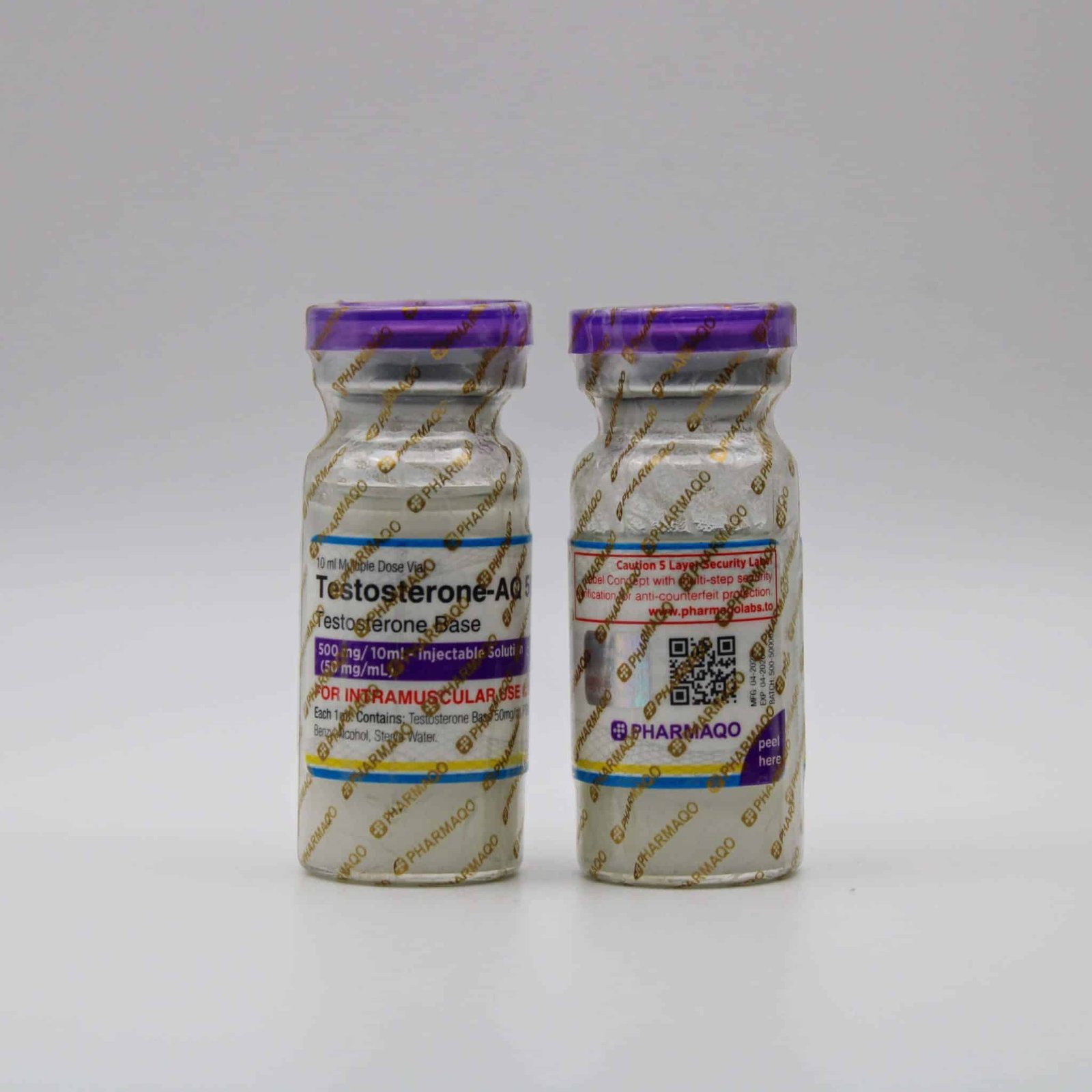 testosterone aq – testosterone base 50mg/ml – 10ml vial – pharmaqo labs